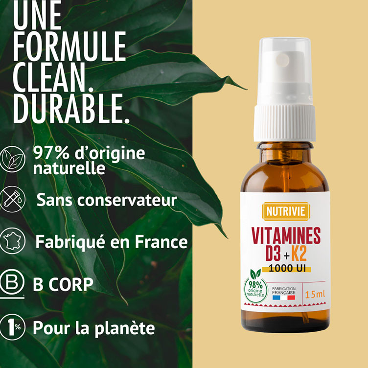 Vitamin D3 K2 Spray 1000 IU