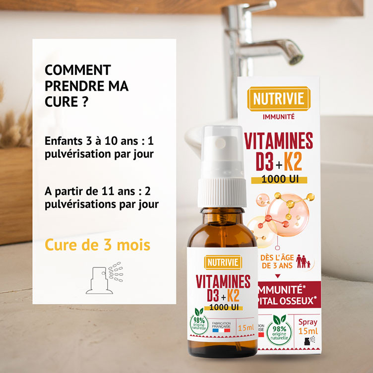 Spray de Vitamina D3 K2...