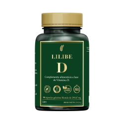 LiLiBe D Food Supplement with Vitamin D 90 Capsules