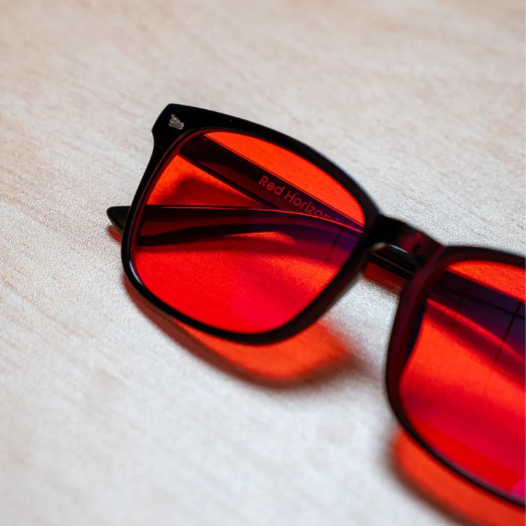 Wellbeinn Red Horizon Glasses