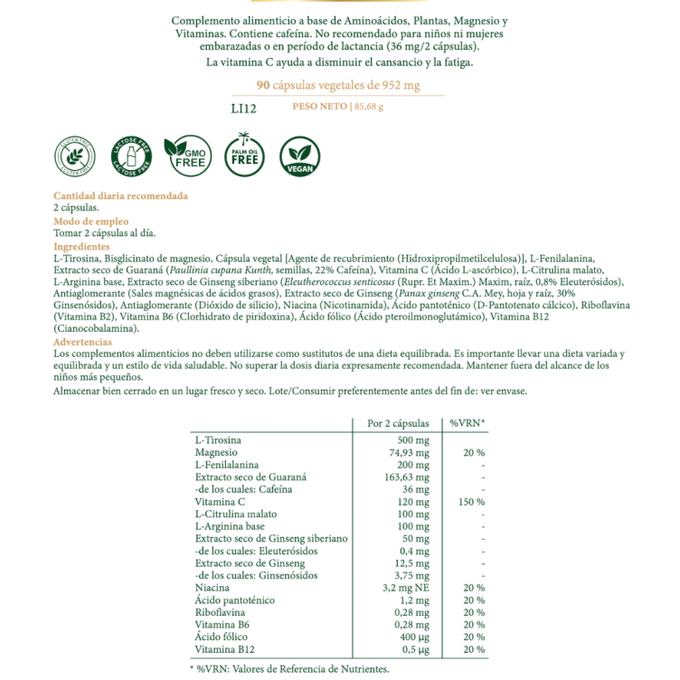 LiLiBe ACTIV Nootrópico de...